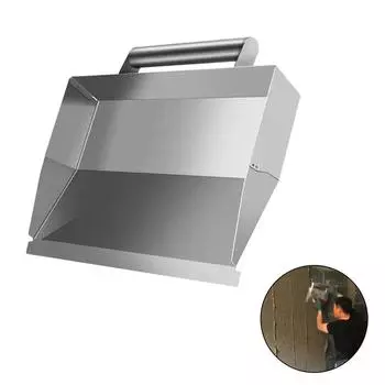 Инструменты для штукатурки стен, быстрая штукатурка, двухручный шпатель из нержавеющей стали для гипсокартона, кельма для штукатурки, цементный раствор, шпатлевка, скребок для штукатурки Silver