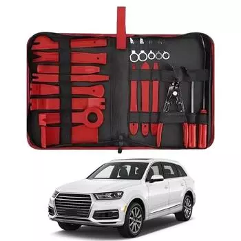 Инструменты для снятия салона автомобиля 19 шт. легкий набор инструментов для снятия ящика с защитой от царапин для гнезда для инструментов по ремонту автомобиля красный