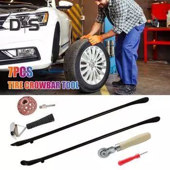 Инструменты для снятия шин с помощью монтировки, устойчивые к коррозии, надежные, для обслуживания легковых и грузовых автомобилей, универсальные инструменты для снятия шин 1 Set