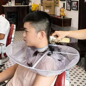 Инструменты для стрижки волос, ткань для покрытия, стрижка волос для взрослых, ткань для покрытия, нагрудник с антипригарным покрытием, плащ, бытовой фартук для бритья Bib