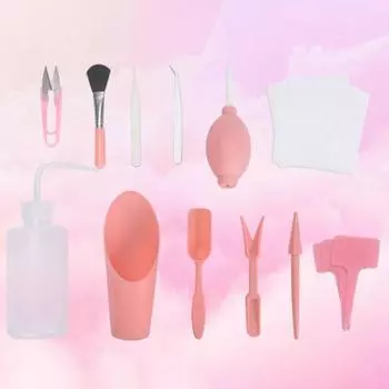 Инструменты для суккулентов, мини-доказательство ржавчины, пластиковый набор для посадки бонсай кактуса для сада 6