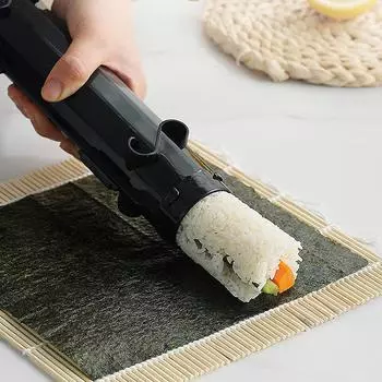 Инструменты для суши Быстрое приготовление японских роллов с рисом, овощами, мясом, суши Машина для самостоятельного приготовления суши Кухонные принадлежности чёрный