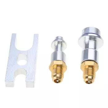 Инструменты для технического обслуживания кондиционера. Проверка герметичности кондиционера. Заглушка. Ремонтные принадлежности.