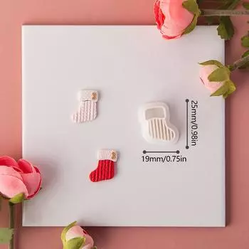 Инструменты для тиснения Мультяшные рождественские колокольчики Носки Хрустальный шар Форма для резки