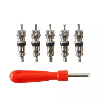 Инструменты для удаления сердечника вентиля шины, гаечный ключ с пластиковой ручкой и железным покрытием, ручной инструмент для ремонта сердечника шины для автомобиля, велосипеда, мотоцикла