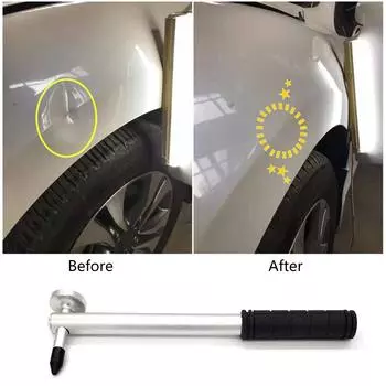 Инструменты для удаления вмятин без покраски кузова автомобиля, алюминиевый молоток для вмятин/нейлоновые наконечники, инструменты для удаления вмятин, наборы для ремонта вмятин 1