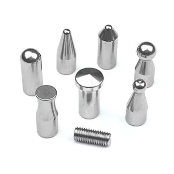 Инструменты для удаления вмятин без покраски, наборы для ремонта вмятин на кузове автомобиля, наконечники для ручек из нержавеющей стали, наконечники для разборных головок