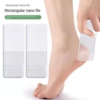 Инструменты для ухода за ногами Nano Glass Педикюрный инструмент Рашпили для педикюра Nano Glass Доска для растирания ног Unisex 2Pcs/set