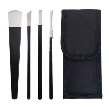 Инструменты для ухода за ногами с сумкой для удаления омертвевшей кожи, кусачки для ногтей, набор ножей для педикюра, плоскогубцы для удаления омертвевшей кожи чёрный