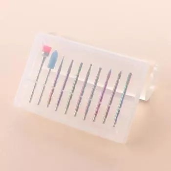 Инструменты для ухода за ногтями Инструмент для шлифовки ногтей Набор сверл для ногтей Набор для шлифовки ногтей Отшелушивающий набор для полировки разноцветный