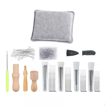 Инструменты для валяния с иглами, ручки для бутылок 4 размера, 114 шт. для