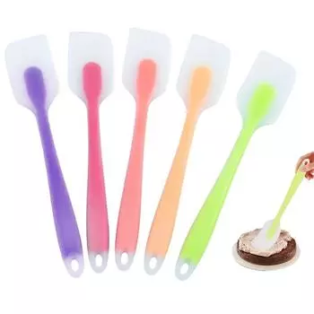Инструменты для выпечки Лопатки Силиконовая лопатка Лопатка для выпечки Крем Кулинария Термостойкая Кухонная утварь Скребок Декоратор Прозрачный