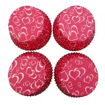 Инструменты для выпечки Любовь Роза Красный держатель бумаги Стакан Бумажный стакан Маффин Стакан Бумага Маслостойкий держатель бумаги 100шт