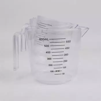 Инструменты для выпечки, пластиковый прозрачный мерный стаканчик, мерный стакан Ps, цилиндр 150/300/600 мл, кухонные весы, чашка 150ml