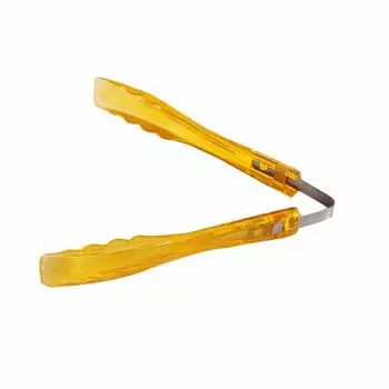 Инструменты для выпечки Yabei. Прозрачные зажимы для еды. Пластиковые зажимы для барбекю. Зажимы для белого хлеба из провинции Тайвань. Зажимы для еды на шведском столе. Pack of 1 белый