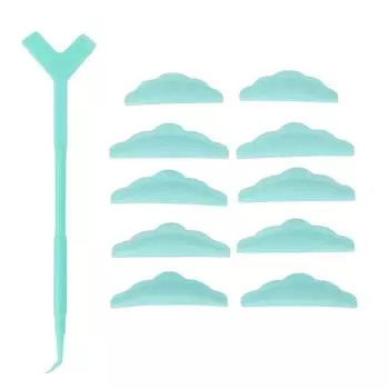 Инструменты для завивки ресниц 5 пар силиконовых подушечек для завивки ресниц 10 штук Y-образный подъемник ресниц