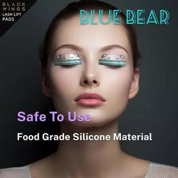 Инструменты для завивки ресниц Lashlift blackwings L CURL 5 пар синих подушечек для завивки ресниц липкий силиконовый инструмент