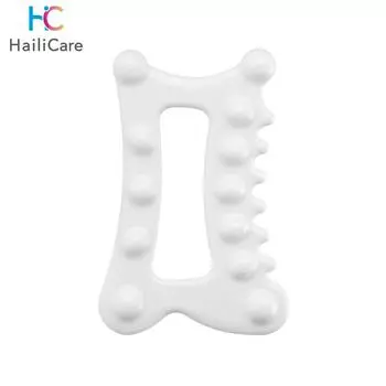 Инструменты Гуаша Массажеры для лица Керамическая доска-скребок Гуаша для подтяжки лица, стройнения кожи, подтяжки лица, спа-массажа белый