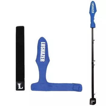 Инструменты Эластичный ремень Чехлы для удочек Защитный рукав Защитный чехол+обмотка Ремень для удочек синий