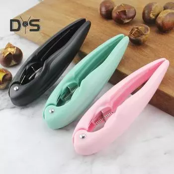 Инструменты Открывалка для гаек Из нержавеющей стали Прочный легкий ореховый орех Открывалка для крекера из каштана розовый