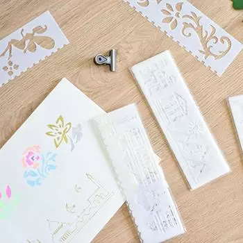 Инструменты Ручная роспись Копия Трафарет Трафареты для рисования Шаблоны для рисования Шаблоны для рисования Трафарет для письма 03