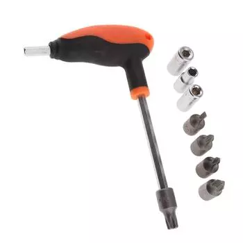 Инструменты с Т-образным ключом и головкой для бит 6/8/10/45 мм 60029070300 Многофункциональный металлический Т-образный ключ, ручные инструменты