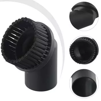 Инструменты Сменная насадка для щетки с круглым наконечником Аксессуары для пылесоса Черная насадка из полипропилена Практичный пылесос