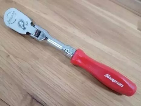Инструменты Snap-on США 3/8 Привод КРАСНАЯ ЖЕСТКАЯ Рукоятка Гибкая Трещотка FHFD80A НОВАЯ