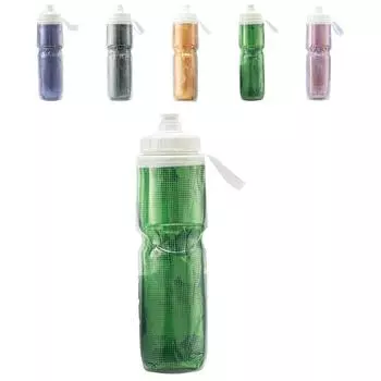 Insulated Bike Water Bottles 670ml PP5 Cycling Water Bottle With Handle Easy To Squeeze, Keep Water Cool/ Warm чёрный