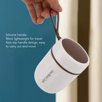 Insulated Mug Temperature Resistant 500ml Leakproof Insulated Food Container Easy To Clean for Students for Camping for School