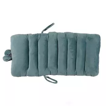 Интегрированная подушка для спинки кресла-реклайнера, плюшевая подушка для спинки из полипропилена и хлопка, офисное кресло, диванная подушка, синяя