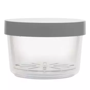 Интегрированная упаковка для льда Miyoshi Seisakusho Lunch Box, круглая, серая, GEL-COOL 0101-0175