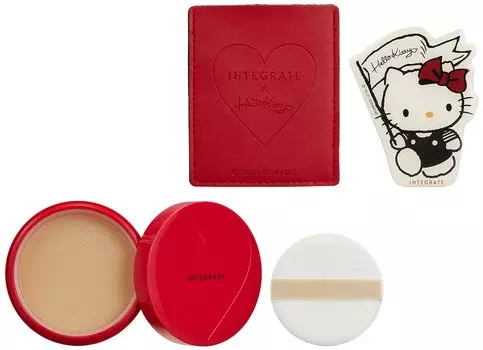 Интегрированный набор Water Jelly Crush Special Set K Kitty Limited Foundation Special Mirror 1 Mirror 18 г [Hello Design] (х 1)