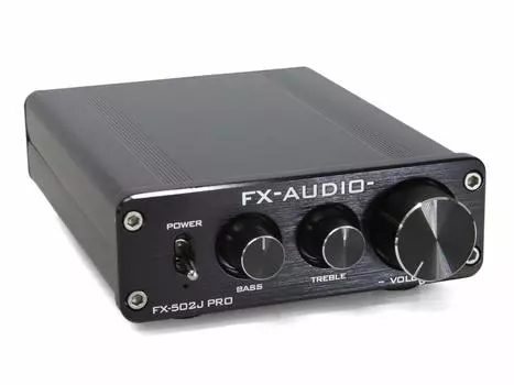 Интегрированный усилитель PRO TDA7498 с функцией регулировки тембра FX-AUDIO- FX-502J 50 Вт2 канала (черный)