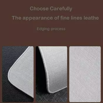 Интеллектуальная электрическая грелка с подогревом для офисного рабочего стола с цифровым дисплеем, грелка для подогрева стола, водонепроницаемый коврик, коврик для мыши 60x36cm (EU plug) коричневый