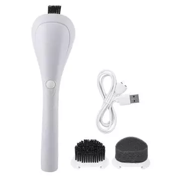 Интеллектуальная электрическая вибрационная мойка обуви USB перезаряжаемая чистящая щетка с ультрафиолетовым светом