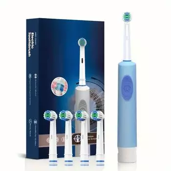 Интеллектуальная электрическая зубная щетка Soundwave, полностью автоматическая отбеливающая круглая головка, мягкая щетка для волос для взрослых, пара, очищающее средство для зубов
