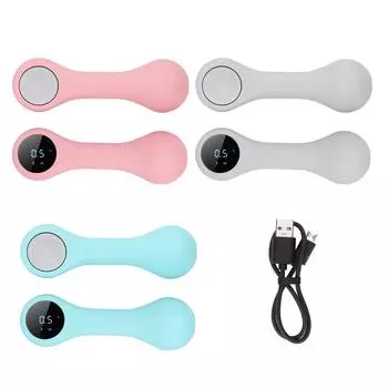 Интеллектуальная гантель мягкая силиконовая фитнес бодибилдинг йога спорт похудение оборудование 1.1lb Grey