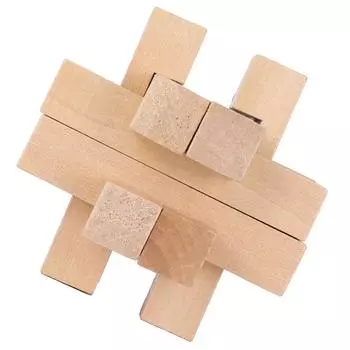 Интеллектуальная игрушка-замок-головоломка, деревянные взаимосвязанные головоломки, игрушка-головоломка для взрослых