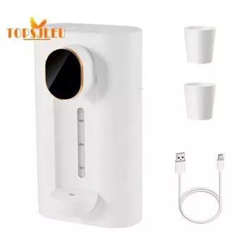 Интеллектуальная индукционная машина для полоскания рта объемом 540 мл — настенная, 3 регулируемых уровня, простой и удобный уход за полостью рта чёрный