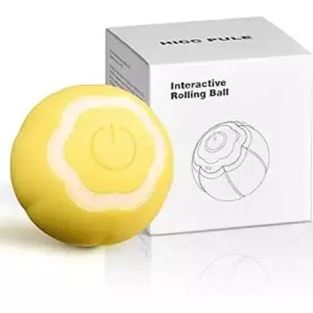 Интеллектуальная катящаяся игрушка для домашних животных, мяч, устойчивый к укусам кошек, мяч в форме цветка, пятиконечная звезда, интерактивная движущаяся обучающая игрушка для кошек