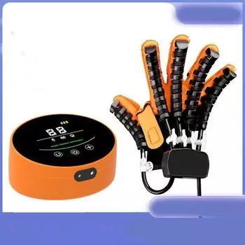 Интеллектуальная реабилитационная перчатка-тренажер для пожилых пациентов, перенесших инсульт, оборудование для тренировки пальцев Right Hand S оранжевый