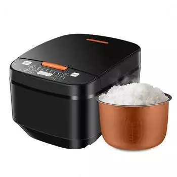 Интеллектуальная рисоварка 5л, многофункциональная электрическая плита с функцией синхронизации, антипригарная кастрюля, 900 Вт, большая емкость для домашнего использования