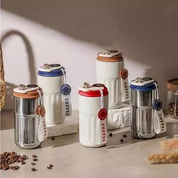 Интеллектуальная температура 316 нержавеющая сталь вакуумная изоляционная кружка 450 мл портативная изоляционная кружка офисная кофейная кружка автомобильная повседневная кружка 450ML