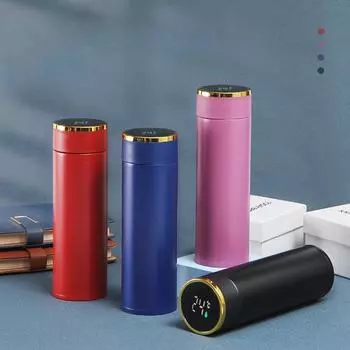 Интеллектуальная вакуумная колба из нержавеющей стали с температурой, цифровая пузырьковая чашка для чая, бизнес-офис 401-500ml