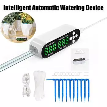 Интеллектуальное автоматическое устройство для полива, контроллер, таймер, система капельного полива садовой террасы для 20 горшечных растений и цветов