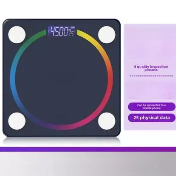 Интеллектуальное измерение жира Простые весы для взвешивания Бытовые портативные весы для зарядки Battery model