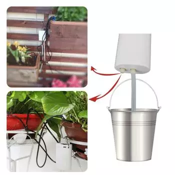 Интеллектуальные 8 капельных головок Комнатные растения Устройство капельного орошения Таймер Комплект системы полива Автоматический контроллер поливочного насоса Садовый водяной насос