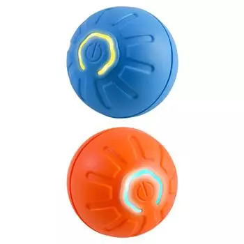 Интеллектуальные электронные вращающиеся шарики для кошек, самодвижущиеся, 100 мАч, для тренировок кошек D синий