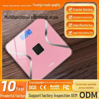 Интеллектуальные весы для измерения жира в организме с высокой точностью и возможностью подзарядки для девочек